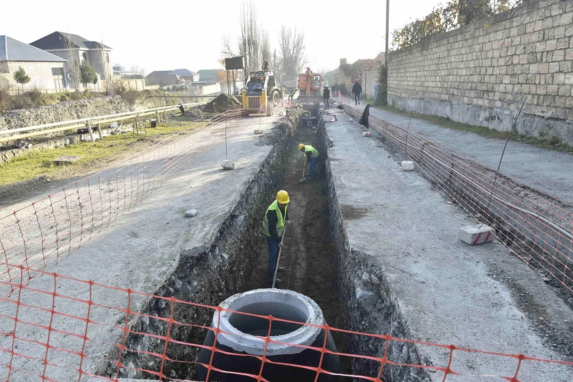 Şəkidə içməli və tullantı su layihəsinin 45 %-i icra edilib