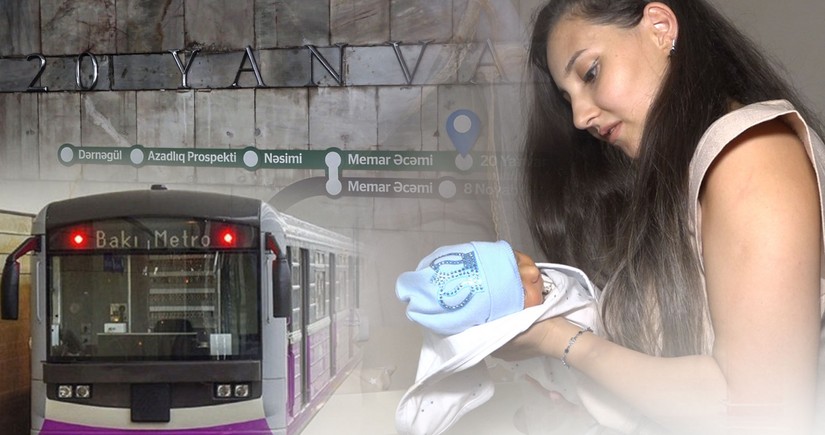 Metroda doğulan körpənin anası - Onu sadəcə ailəsi gözləyirdi, indi bütün Azərbaycan tanıyır – VİDEO