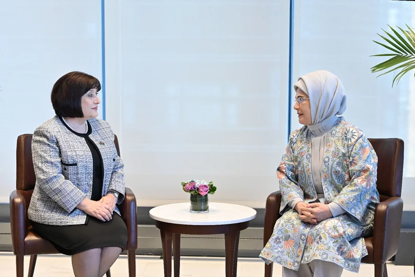Emine Erdogan highly appreciates Azerbaijan's support related to earthquake
