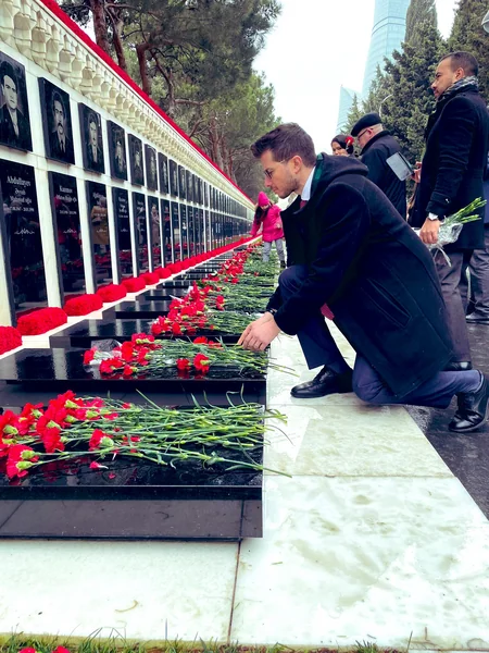 Делегация МИД Израиля почтила память жертв 20 Января на Аллее Шехидов