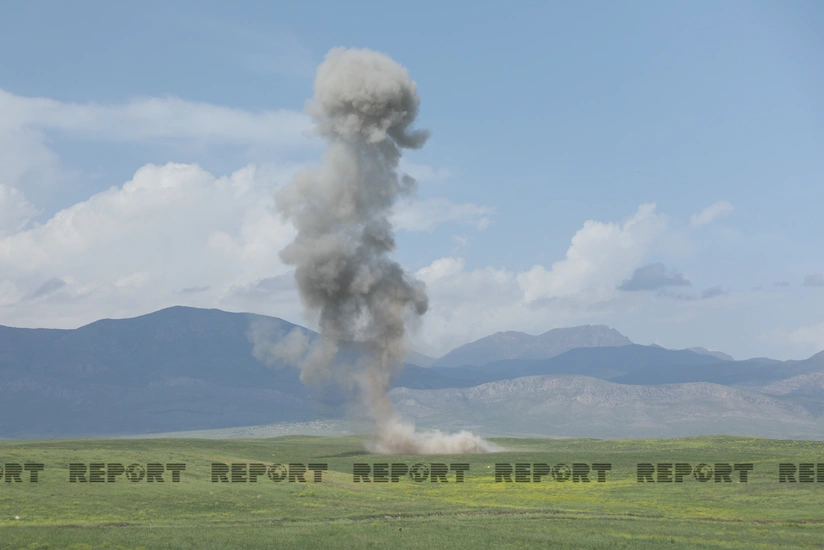 One injured as cluster bomb explodes in Fuzuli