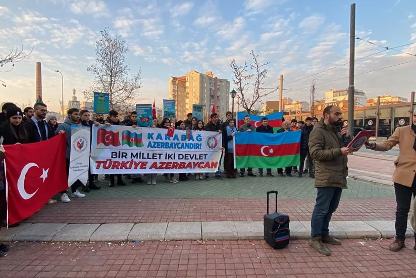 Eskişehirdəki soydaşlarımız Qarabağdakı ekoterrora son qoyulmasını tələb ediblər