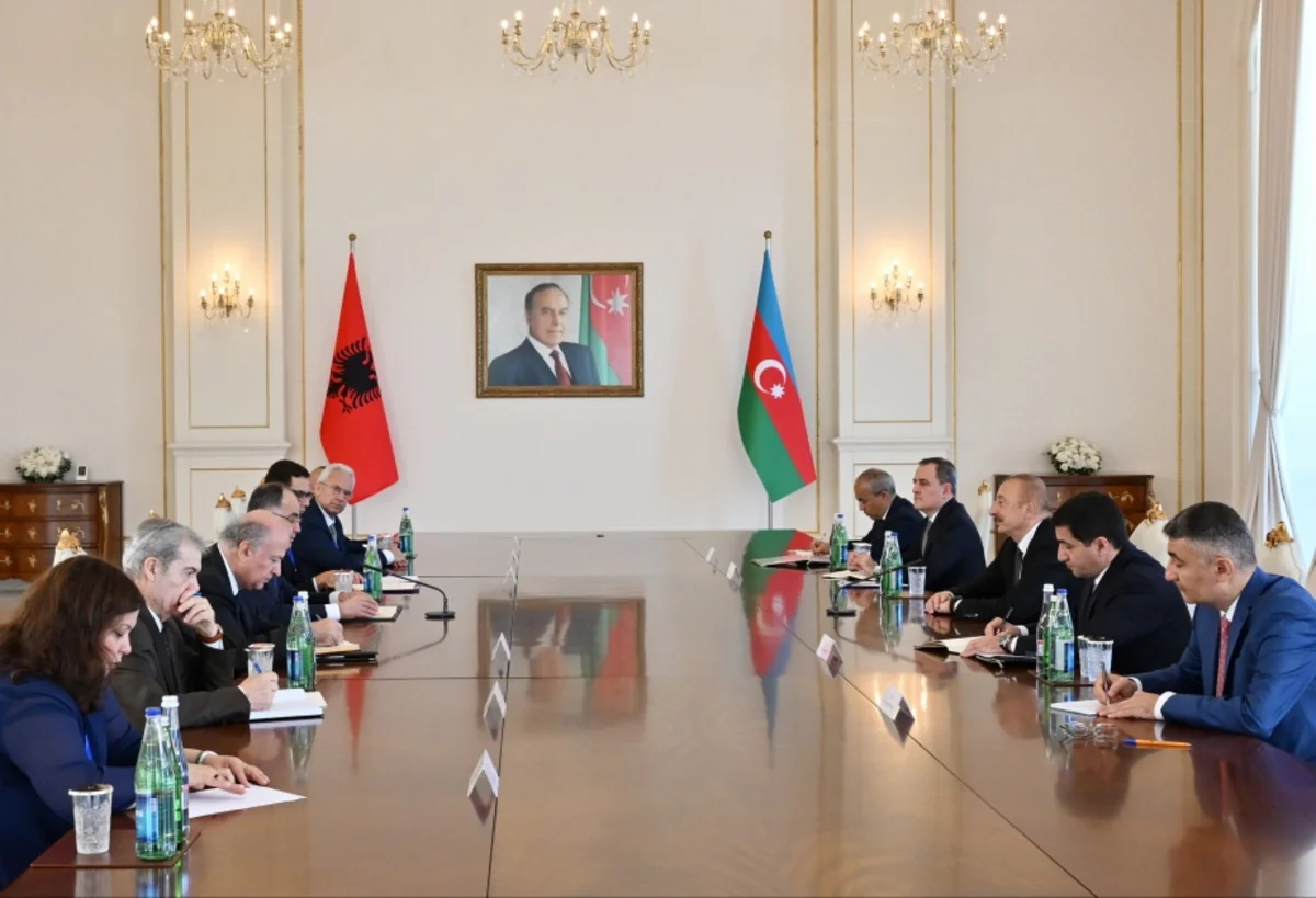 Azerbaijani and Albanian presidents hold expanded meeting - UPDATED