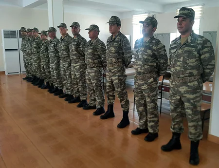 Toplanışa çağırılan ehtiyatdakı hərbçilər hərbi hissəyə qəbul olunublar