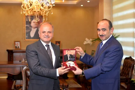 Türkiyənin Tarsus şəhərində Heydər Əliyev Parkının təntənəli açılış mərasimi keçirilib - FOTO