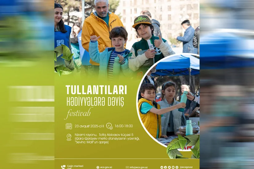 “Tullantıları hədiyyələrə dəyiş” festivalı keçiriləcək