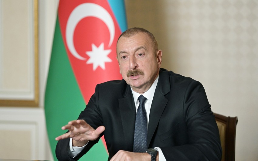 İlham Əliyev: Ermənistanın mümkün müharibə ilə bağlı öz fəaliyyət planı var idi 