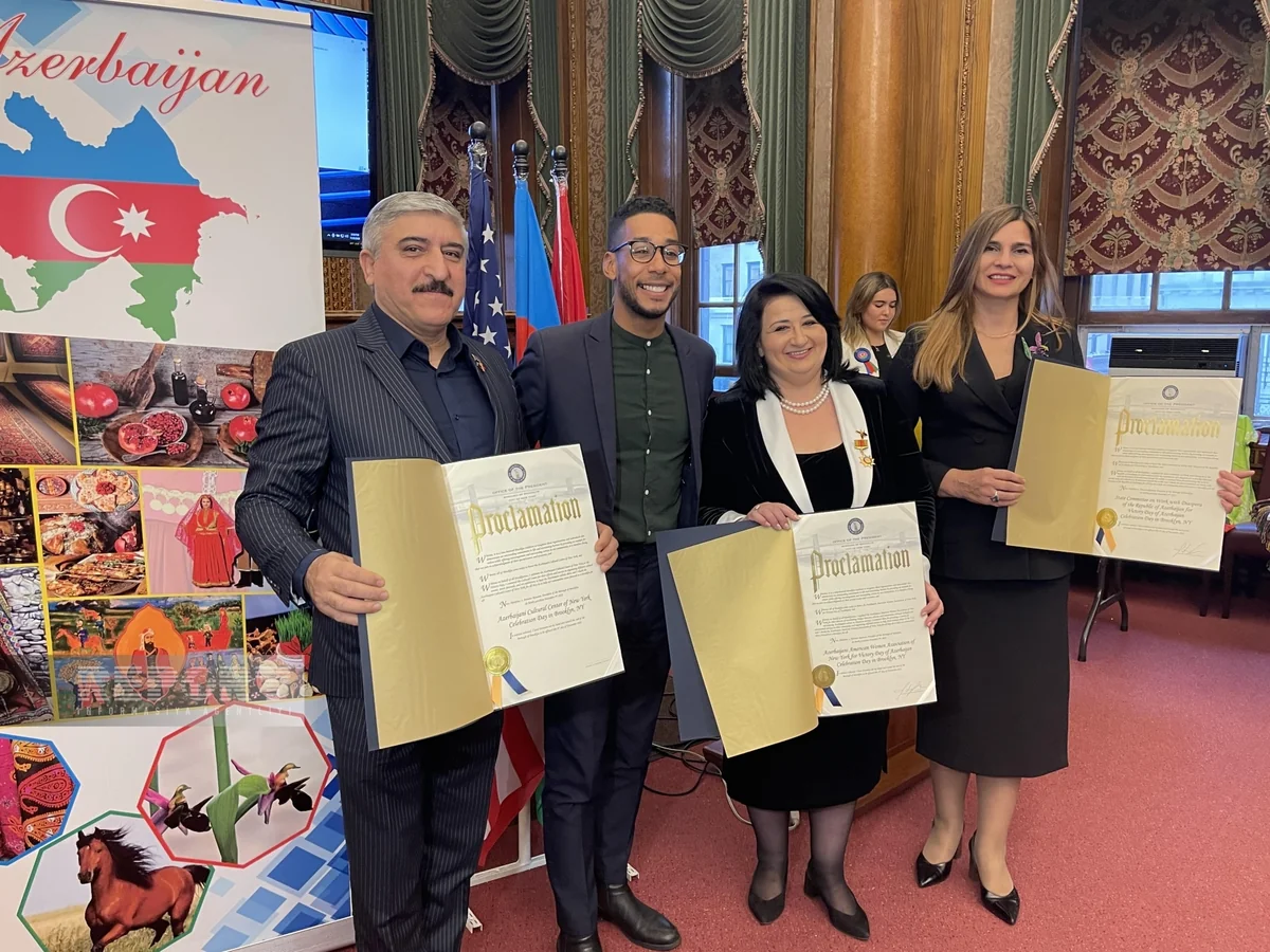 Borough president of Brooklyn signs Declaration on Victory Day of Azerbaijan