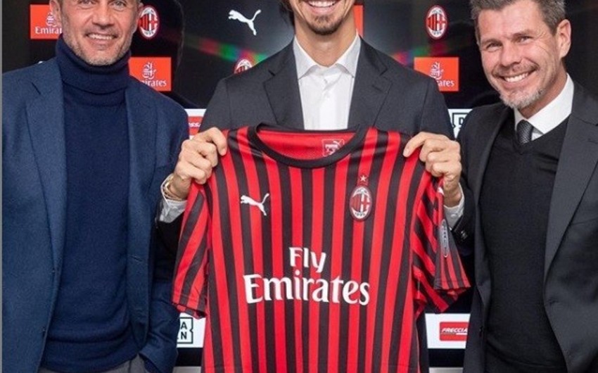 İbrahimoviç “Milan”la müqavilə bağlayıb