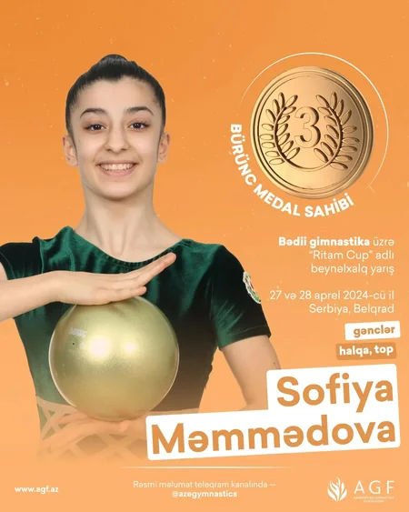 Azərbaycanın iki gimnastı Serbiyada beş medal qazanıb