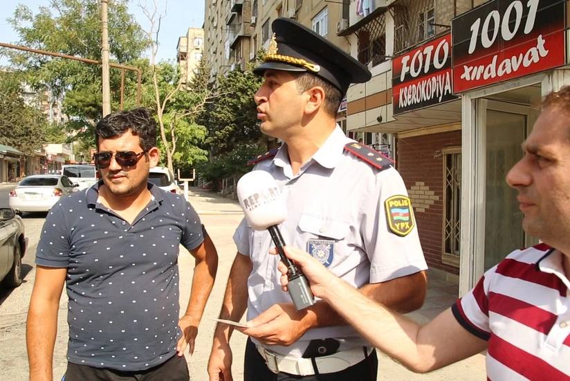 Bakıda qayda pozan sürücülərə qarşı reyd keçirilib - VİDEO