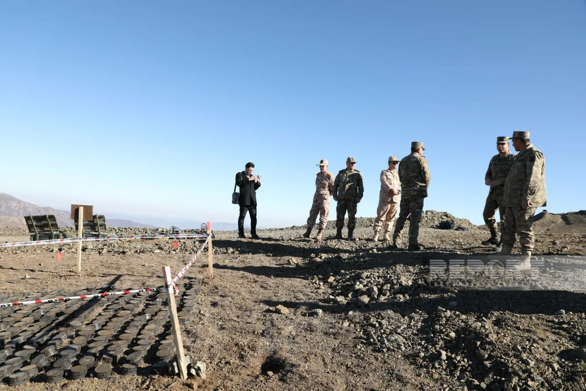 Military attachés of foreign countries visit minefields at Saribaba height – UPDATED 