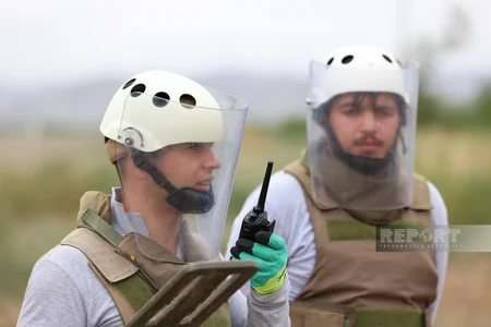 Private company engages in demining in Azerbaijan