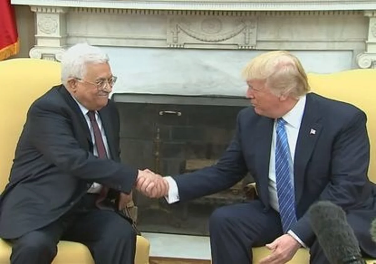 Donald Trampla Mahmud Abbasın görüşü başa çatıb