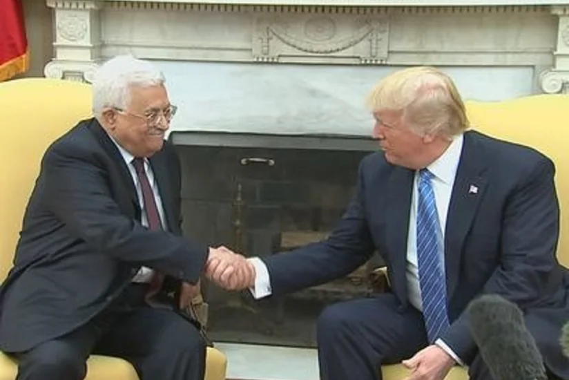 Donald Trampla Mahmud Abbasın görüşü başa çatıb