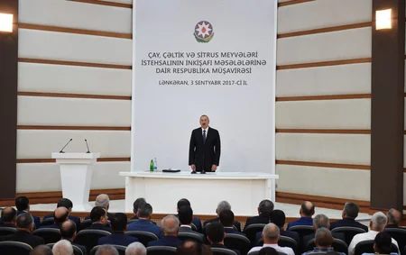 President Ilham Aliyev chairs republican conference in Lankaran