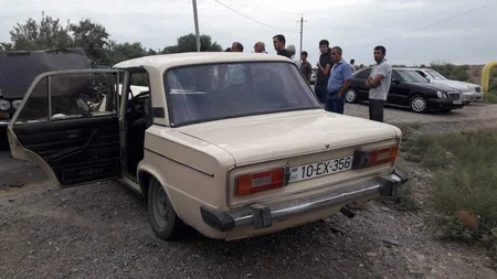 İmişlidə iki maşın toqquşub - FOTO