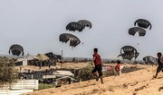 Военные Израиля сбросили с воздуха гуманитарную помощь для жителей Газы