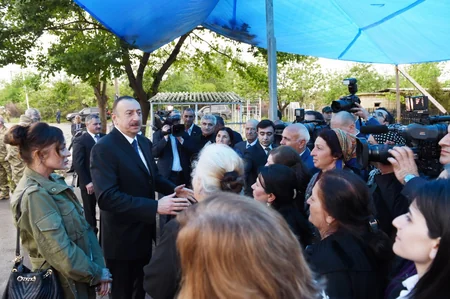 Prezident İlham Əliyev: Hazırda təmas xəttində üstünlük tamamilə Azərbaycanın tərəfindədir - FOTO -YENİLƏNİB