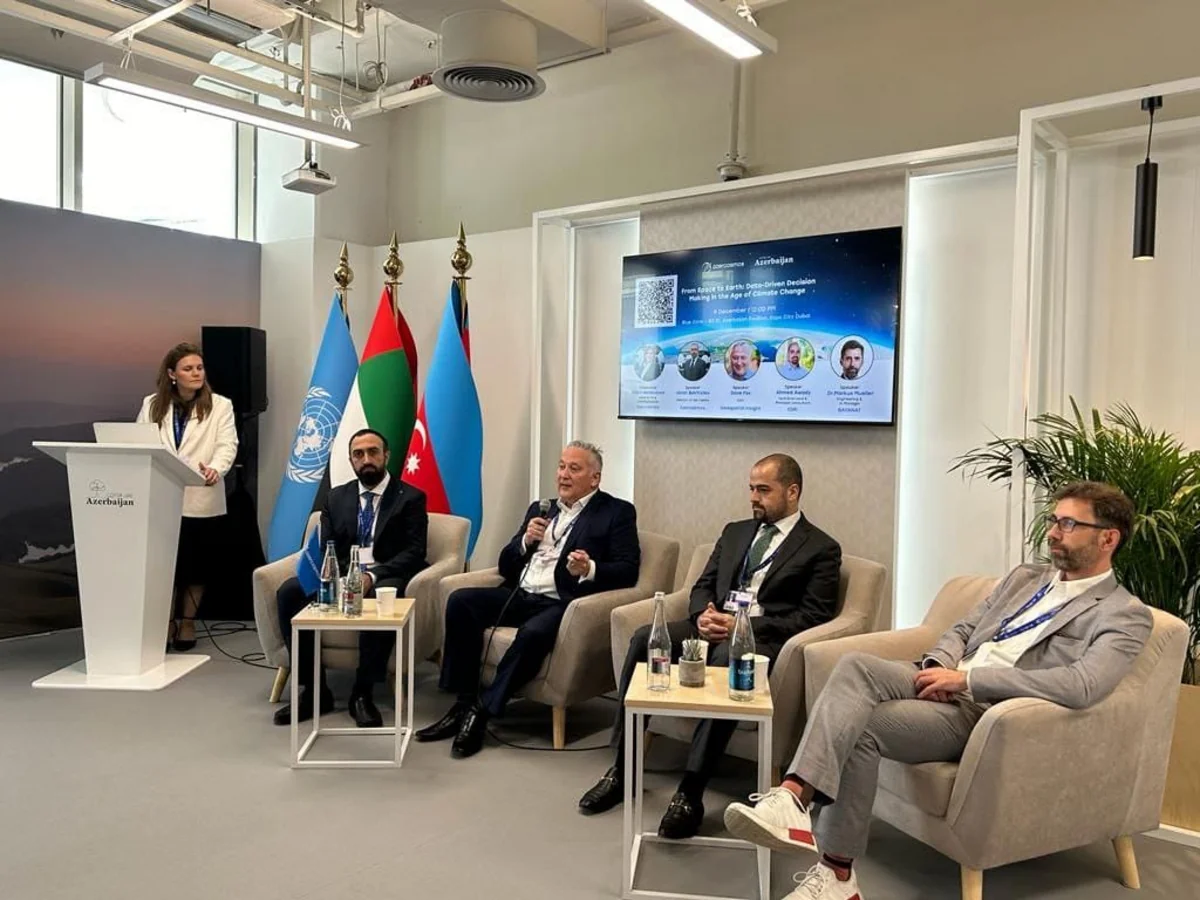 Azərkosmosun əməkdaşları СOP28 tədbirində panel müzakirəsi ilə çıxış edib