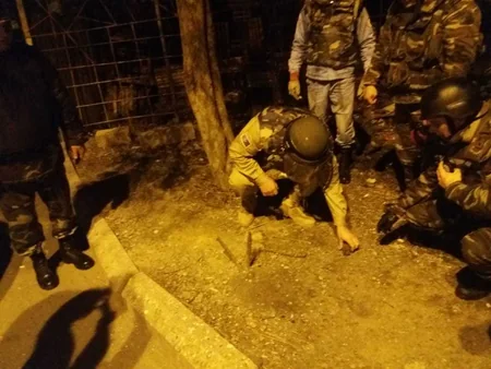 Bakının Xətai rayonunda 1 ədəd əl qumbarası tapılıb