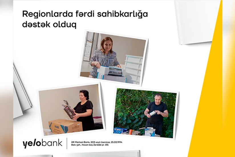 Yelo Bankdan Özünüməşğulluq proqramına növbəti dəstək