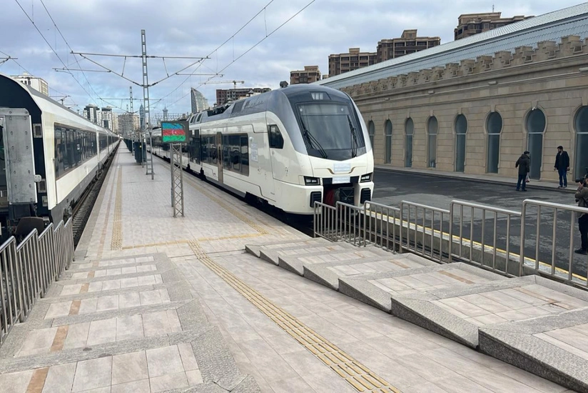 Azərbaycanda sərnişin qatarlarında sürət həddi endirilib