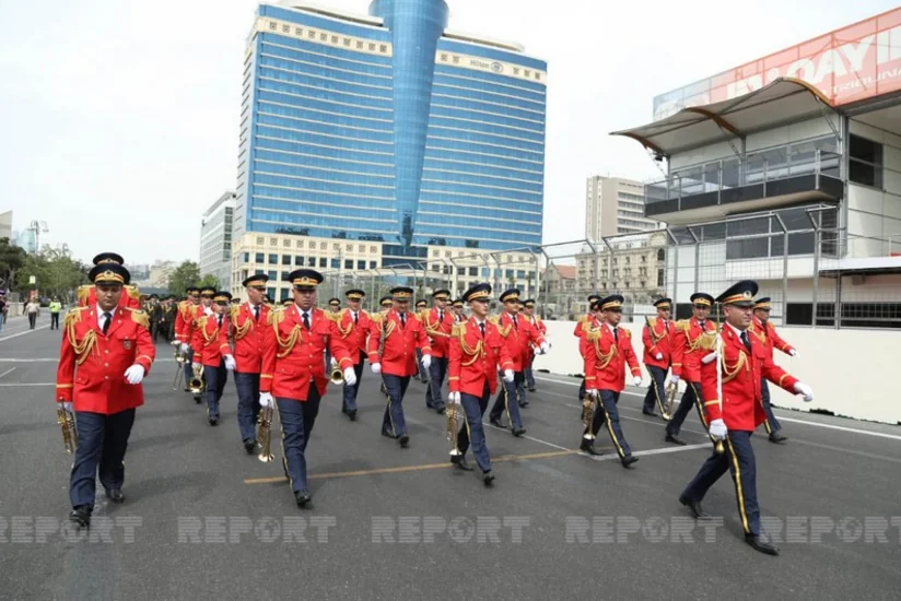 Zəfər Günündə hərbi orkestrin müşayiəti ilə şəxsi heyətin yürüşü olacaq