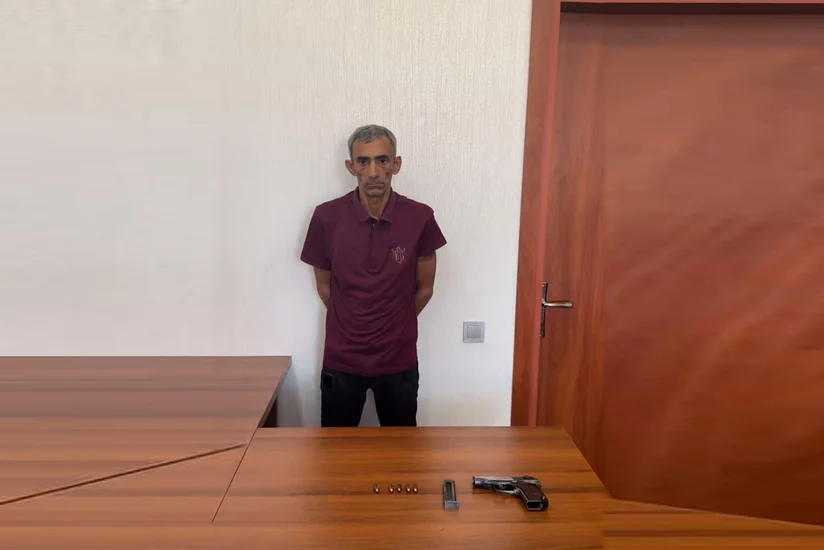 Novxanıda “Makarov” satmaq istəyən şəxs saxlanılıb