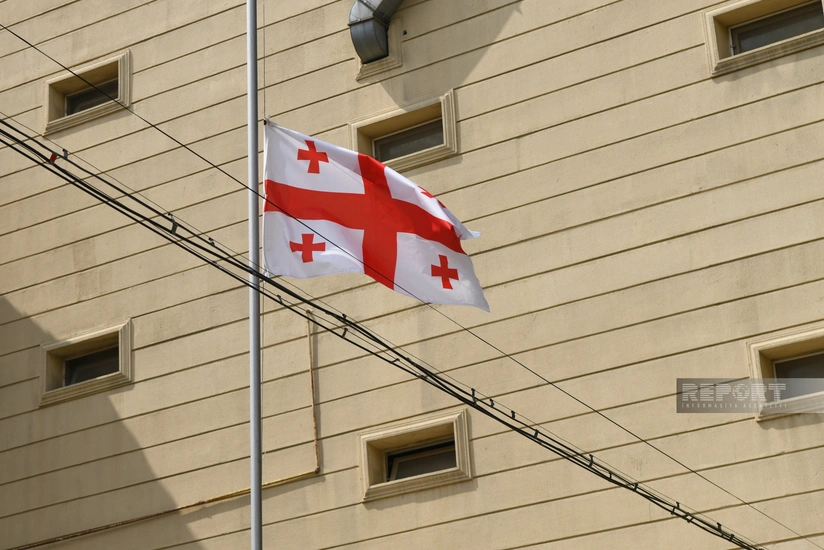 Gürcüstanın Azərbaycandakı səfirliyində bayraq endirilib
