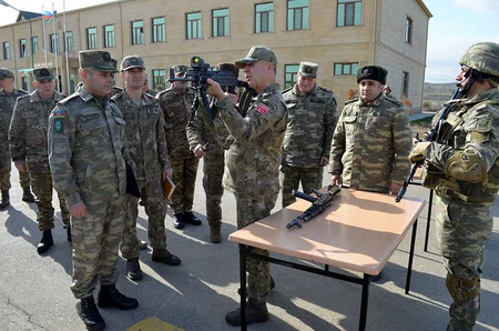 NATO delegation visits one of Azerbaijan's military units