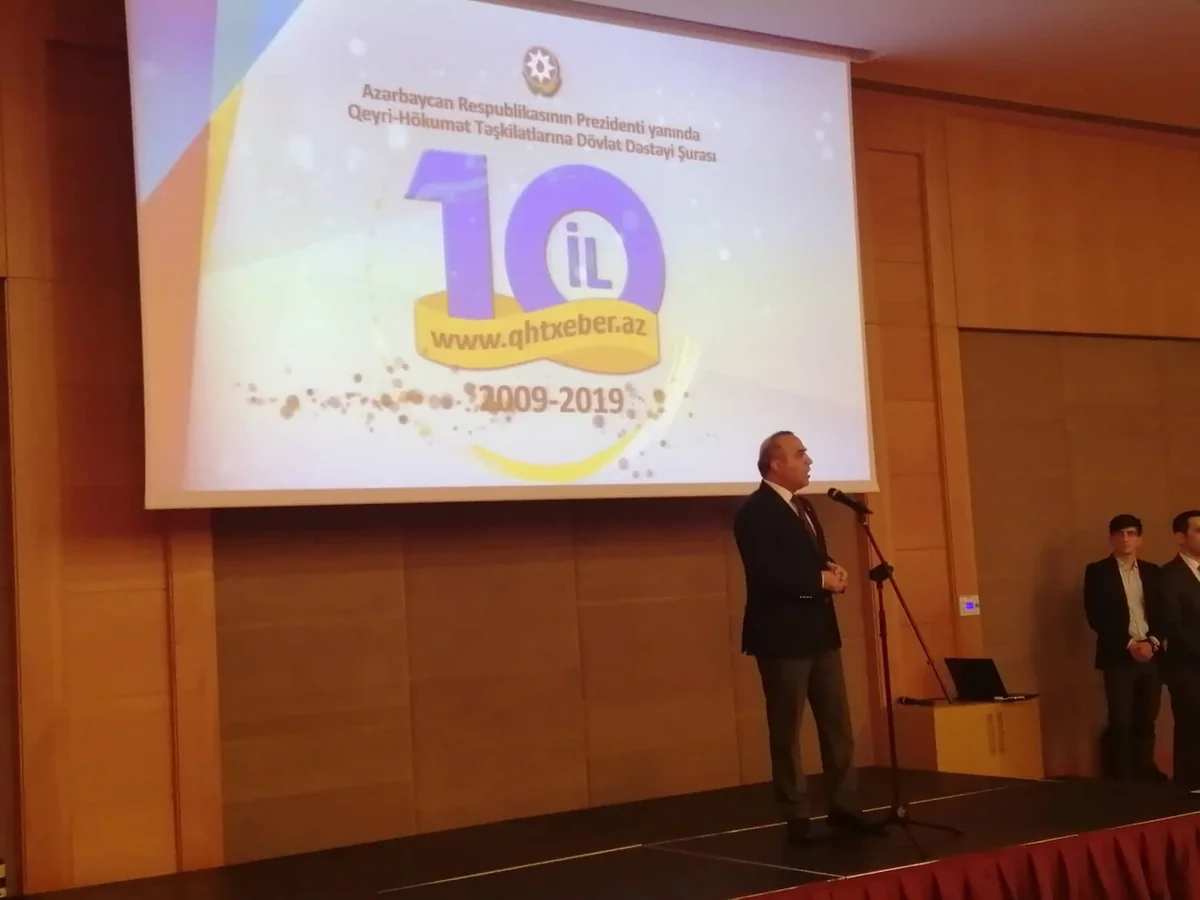 Qhtxeber.az saytının 10 illik yubileyi keçirilib