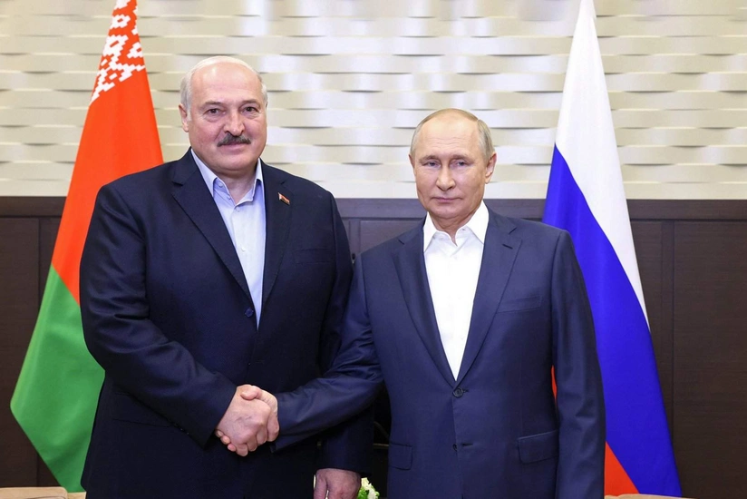 Путин и Лукашенко проводят встречу в Русском музее