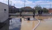 Hacıqabulda bəzi ərazilər subasmaya məruz qalıb, 2 nəfər təxliyə edilib