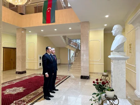 Ali Məhkəmənin sədr müavini Belarusda olub