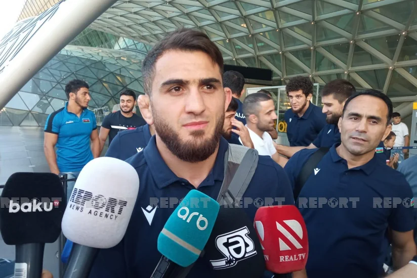 Hacı Əliyev: “Ən güclü rəqiblərimiz İran, Türkiyə güləşçiləri idi, şükür, qalib gəldim”