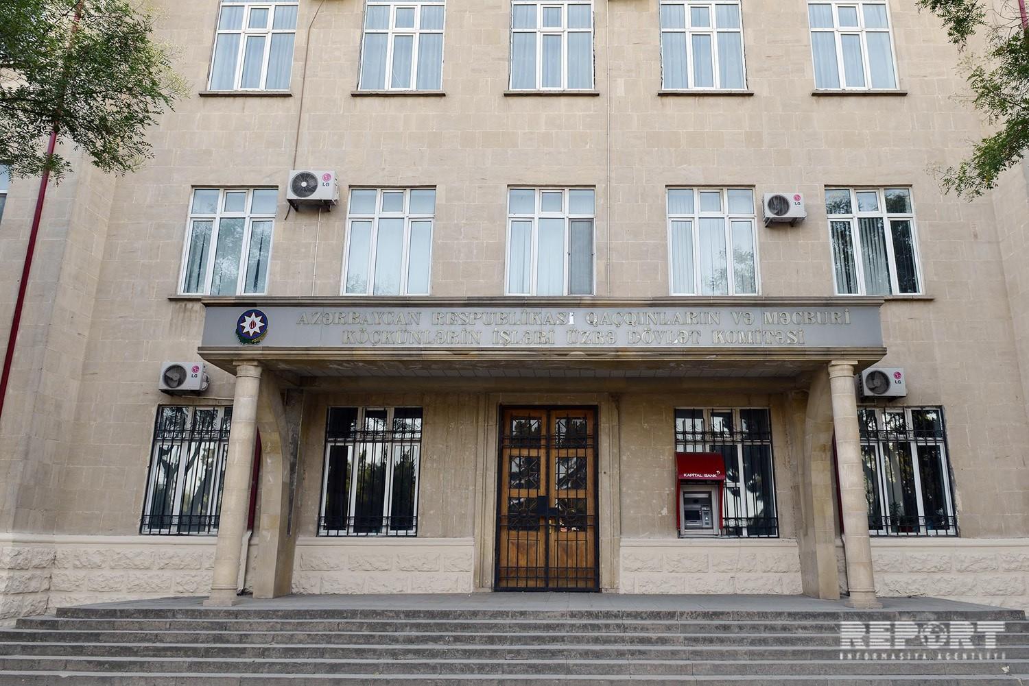 Qaçqınların və Məcburi Köçkünlərin İşləri üzrə Dövlət Komitəsi / Report