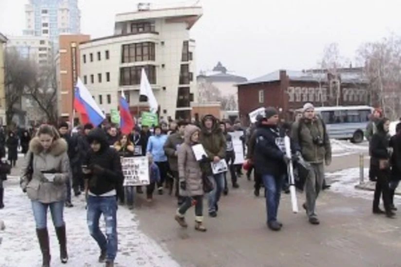 Неизвестные напали на участников марша памяти Немцова в Воронеже