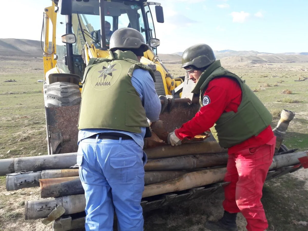 Xızıda 224 ədəd partlamamış hərbi sursat aşkar edilib - FOTO
