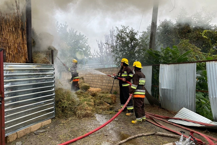 Ministry of Emergency Situations on damage caused by Armenian forces to civilians