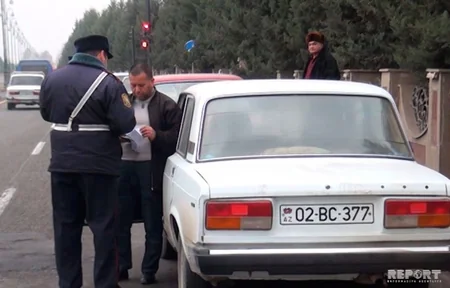 DYP reyd keçirib, 50-yə yaxın sürücü cərimələnib - FOTO
