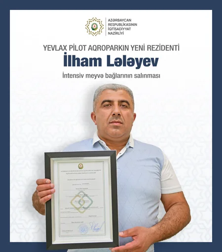 Daha 4 fərdi sahibkar Yevlax Pilot Aqroparkın rezidenti olub