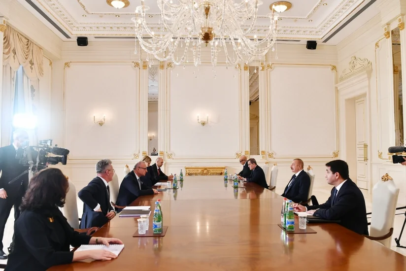 Prezident İlham Əliyev Xorvatiyanın xarici və Avropa işləri üzrə nazirini qəbul edib