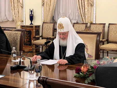 Allahşükür Paşazadə Moskvanın və bütün Rusiyanın Patriarxı ilə görüşüb