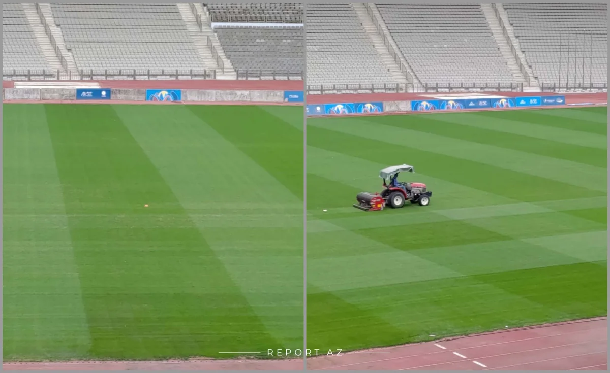 Tofiq Bəhramov adına Respublika stadionu oyunlara hazırdır