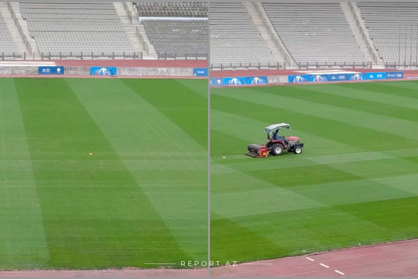 Tofiq Bəhramov adına Respublika stadionu oyunlara hazırdır