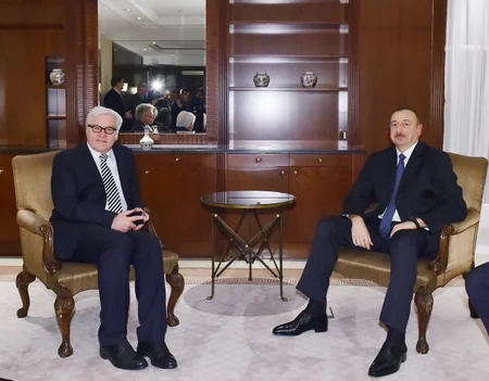 ​Azərbaycan prezidentinin Almaniyanın xarici işlər naziri ilə görüşü olub