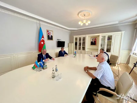 Saleh Məmmədov Zaqatalada vətəndaşları qəbul edib