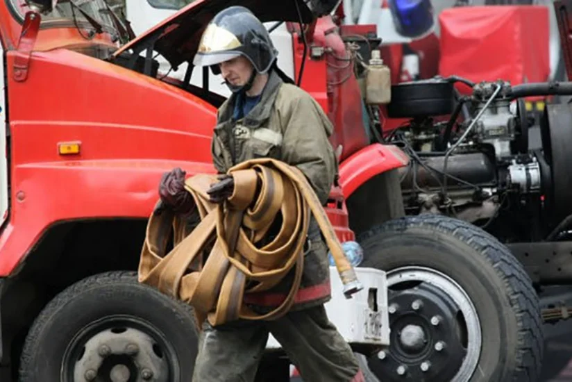 В Торговом центре в Москве начался пожар