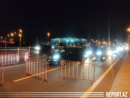 Bakıda polis postlarında ciddi yoxlamalar aparılır - VİDEOREPORTAJ